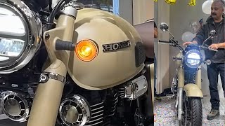 Honda CB350 Finally Here  On Road Price  First Delivery  Cb350 vs classic 350 Konsi Le [upl. by Nipahc]