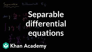 Differential Equations  Variable Separable DE Solved Problems [upl. by Notwen]