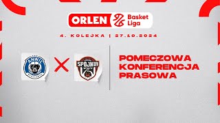 Konferencja prasowa Anwil Włocławek  PGE Spójnia Stargard [upl. by Jessey]