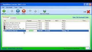 Rapidshare Premium Leecher 2007 New October 2007 [upl. by Hu]