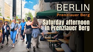 Saturday afternoon stroll through Berlin Prenzlauer Berg  Berlin Walking Tour  4K [upl. by Ztnarf]