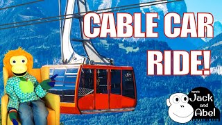 Cable Cars Cable Car Ride in Switzerland music The Flight of the Bumblebee [upl. by Ayatnohs]