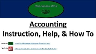 Ch 6 Part 4 QuickBooks 2014  Accounting Instruction [upl. by Oicafinob]