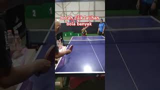 Bocak Cilik latihan bola banyak pingpongindonesia pingpongmania tabletennis [upl. by Biernat]