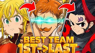 Using EVERY LRs BEST Team from FIRST to LAST  Seven Deadly Sins Grand Cross [upl. by Ferrand]