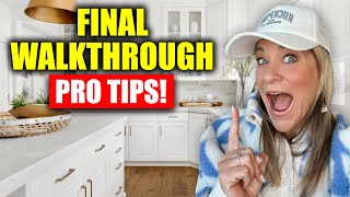 New Construction Home Final Walkthrough  Home Final Walkthrough Checklist [upl. by Hillie]