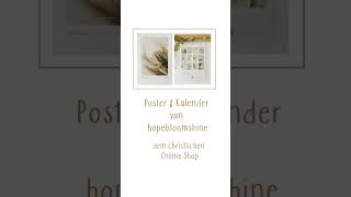 Jahreslosung 2025 poster bibel christlich losung  prüft alles hopebloomshine [upl. by Agnot]