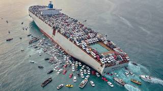 Company Lost 401 Million 4500 Luxury Cars Sunk in the Worst Car Carrier Roro Ship Disaster Ever [upl. by Ainej]