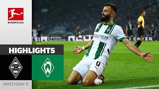 Dominant Home Win  Borussia Mgladbach  SV Werder Bremen  Highlights  MD 9 – Bundesliga 202425 [upl. by Eissert]