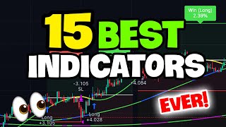 15 Best Trading Indicators After 10000 Tests 100 ALWAYS WIN [upl. by Nyleda466]