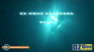 Melbourne Diving  The sinking of the ex HMAS Canberra FFG02 [upl. by Lothario]