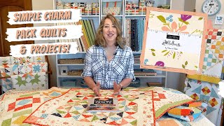 The Present Quilt Easy Quilting with Charm Packs or Layer Cakes [upl. by Ciapas]