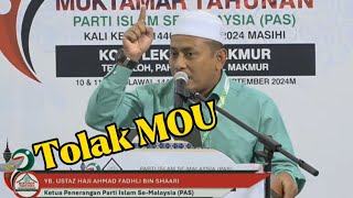 PN Tolak MOU Dengan Kerajaan [upl. by Tezil36]