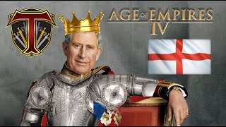 HAIL TO THE KING BABY England vs Holy Roman Empires  Age of Empires 4 [upl. by Hsan367]