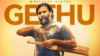 Gethu Mass Whatsapp StatusLubber Pandhu Gethu StatusAttakathi Dinesh [upl. by Retsevlys]