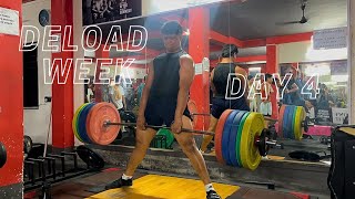 Deload Week Day 4  Powerlifting Training [upl. by Joung]