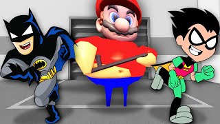 Batman amp Robin Escape EVIL MARIO PRISON [upl. by Louis]