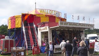 KEN FOX WALL OF DEATH  CROMFORD STEAM FAIR 2021  A RARE FUNFAIR TRADITION  FULL SHOW [upl. by Gagne]