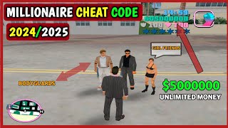 Millionaire Cheat Code for GTA Vice City [upl. by Farley]