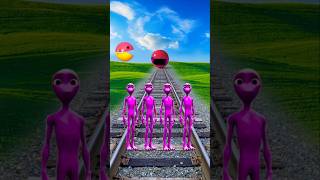 equal dame tu cosita 4pink colors alien dance vs Pacman two Gta 5 bigfoot amp train [upl. by Ieluuk579]