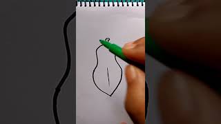 Easy draw papaya art drawingideas 2 [upl. by Ymrots]