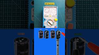 How to check capacitor on analog multimeter  How to capacitor check  capacitor testing  capacitor [upl. by Fanchan936]