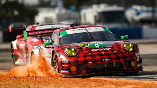 2021 12 Hours of Sebring  9 PFAFF Porsche 911 GT3R Onboard Finish [upl. by Botti866]