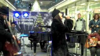 Gabriella Cilmi Sings Warm This Winter at St Pancras [upl. by Alyssa]