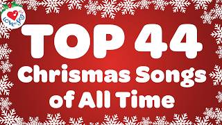 Top 44 Christmas Songs with Lyrics 🎅 Merry Christmas 🎄Top Christmas Songs Music Playlist [upl. by Candis]