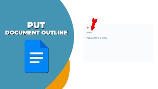 How to put document outline in google docs [upl. by Ivey]