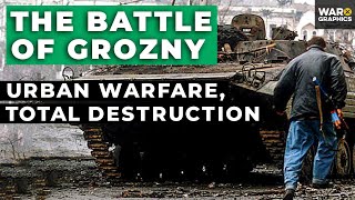 The Battle of Grozny Urban Warfare Total Destruction [upl. by Aeslahc]