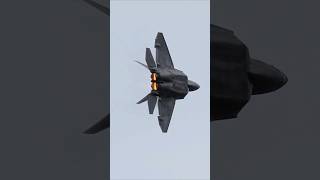 F22A Raptor Power Flyby f22raptor f22 usaf amazing jet fighter airshow action aviation [upl. by Pelmas]