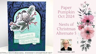 Oct 2024 Paper Pumpkin Nests of Christmas Alternate 5 [upl. by Gildus]