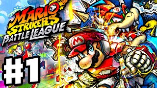 Mario Strikers Battle League  Gameplay Walkthrough Part 1  Cannon Cup with Mario [upl. by Ernst]