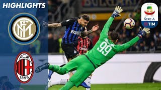 Inter Milan 10 AC Milan  Late Icardi Header Wins Dramatic Milan Derby  Serie A [upl. by Fallon]