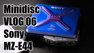 Minidisc VLOG  06 Sony MZE44 [upl. by Grim]