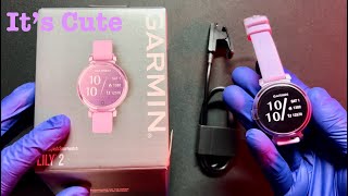 GARMIN  LILY 2  SMARTWATCH  UNBOXING [upl. by Edina]