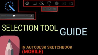 Everything you need to know about the selection tool in sketchbook mobile  selection tool tutorial [upl. by Trevor952]