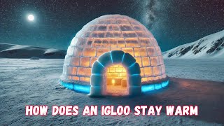 How does an igloo stay warm from the inside It is originally made of ice [upl. by Jeaz]