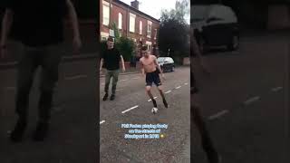 Phil Foden Playing Football On The Streets Of Stockport ⚽️ shorts [upl. by Atinomar338]