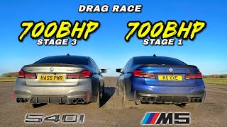 IS M POWER STILL RELEVANT 700HP 540i vs 700HP M5 [upl. by Ellennaj793]