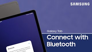 Connect a Bluetooth device to a phone or tablet through Quick settings  Samsung US [upl. by Ilona]