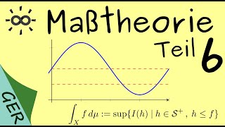 Maßtheorie  Teil 6  LebesgueIntegral [upl. by Hsekar781]