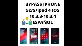 BYPASS IPHONE 5c5Ipad 4 IOS 10331034 ESPAÑOL [upl. by Dowell]