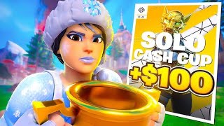 I WON 100 IN THE SOLO CASH CUP FINALS [upl. by Alexia]