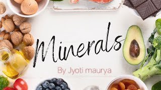 Minerals in food class 5 very easy format science minerals school class5 [upl. by Anauj803]