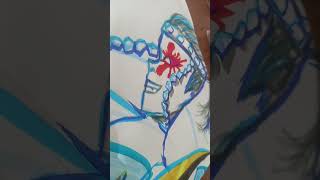 Drawing Uzui  DEMON SLAYER [upl. by Shelah]