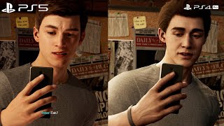 Marvels SpiderMan Remastered  PS4 vs PS5 Comparison [upl. by Filide]