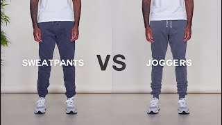 Sweatpants vs Joggers  Whats The Difference [upl. by Sowell316]