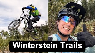 Erwartungen übertroffen Mountainbiken auf den Winterstein Trails Ebbelwoi und Handkääs  VLOG 41 [upl. by Aiuqat]